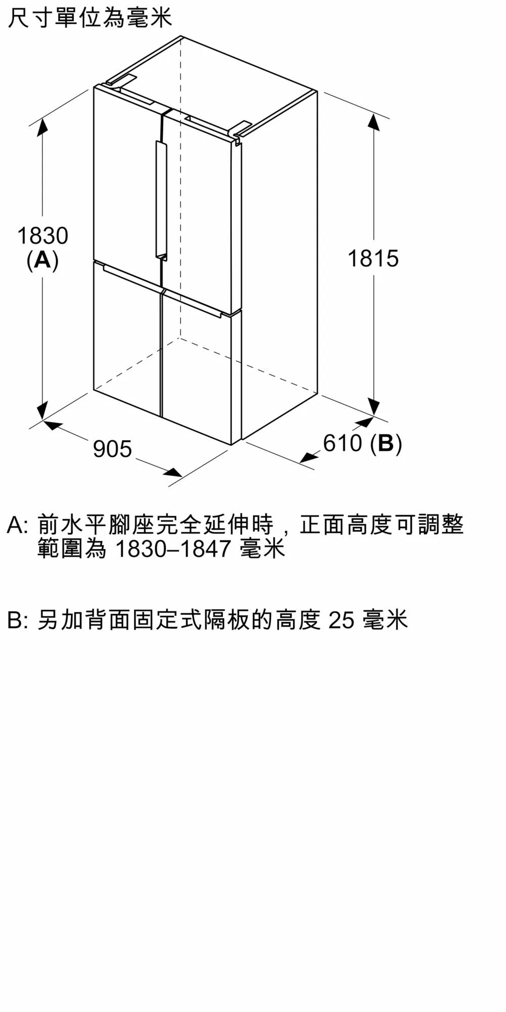 BOSCH KFN96APEAG Side-by-side fridge 593公升 Series 6 不銹鋼面防指紋 無霜法式多門雪櫃 | 大冰箱 | 廚房電器 | 家電 |