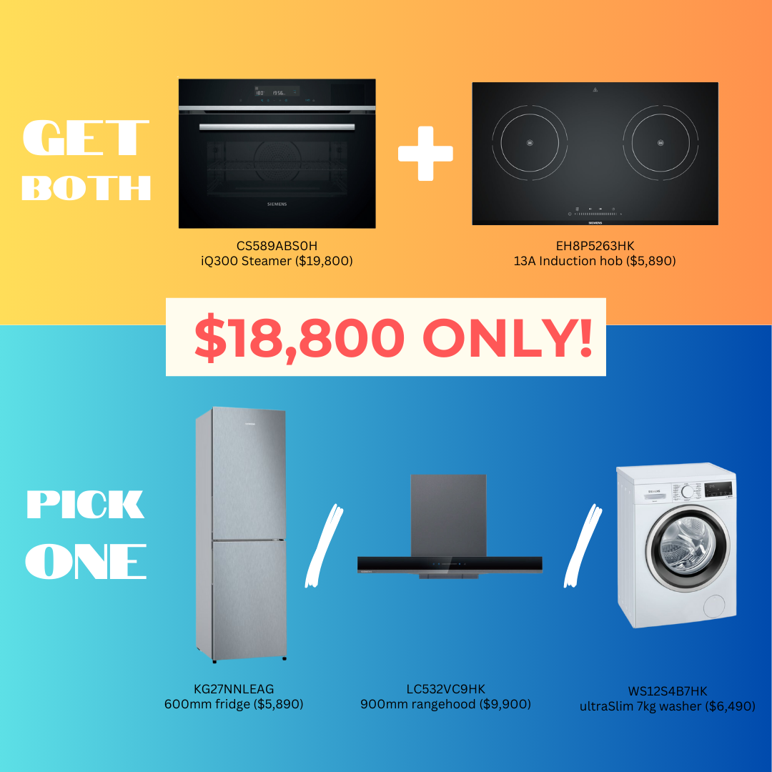 $18,800 SIEMENS SPECIAL PROMOTION SALE 秋日優惠套餐