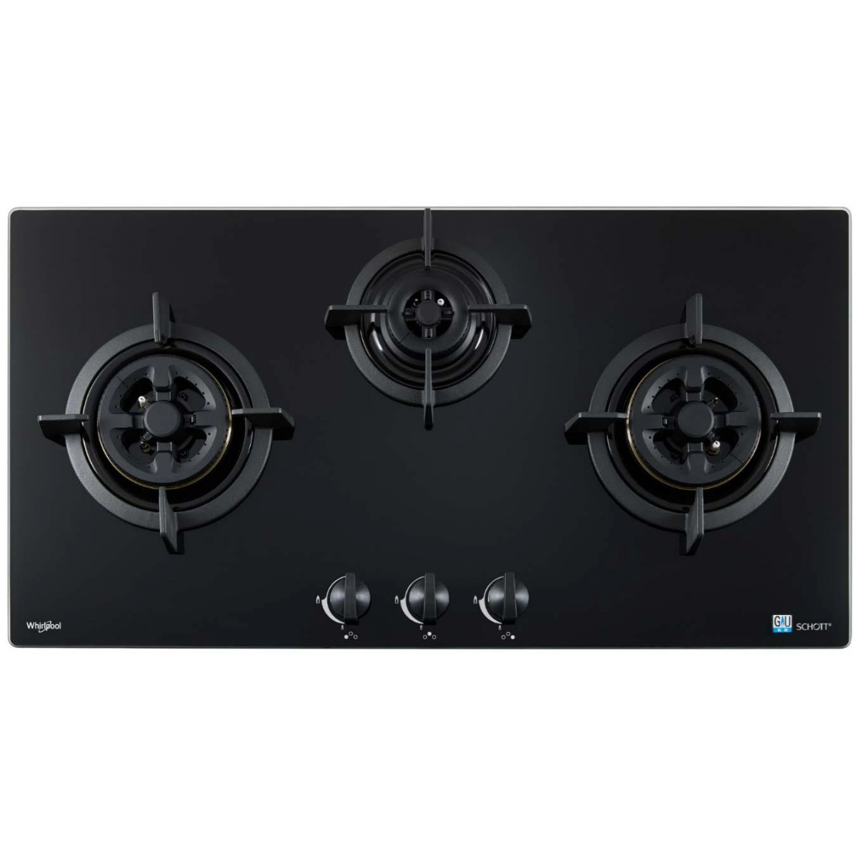 Whirlpool AGA301/BT 860mm 3 burners gas hob