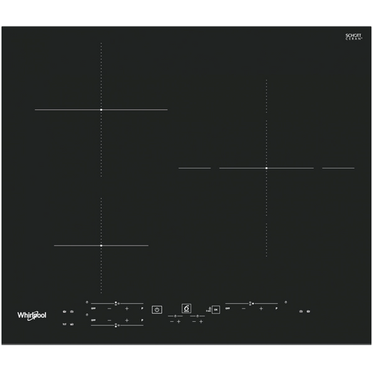 Whirlpool WSB2360BFP 600mm Induction hob (32A) | Made in Italy |