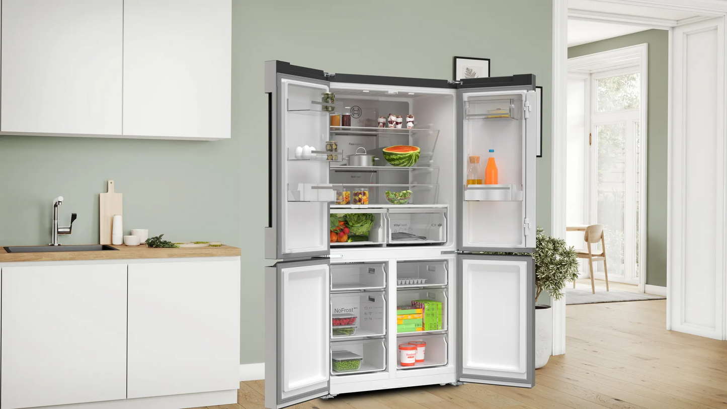 BOSCH KFN96APEAG Side-by-side fridge 593公升 Series 6 不銹鋼面防指紋 無霜法式多門雪櫃 | 大冰箱 | 廚房電器 | 家電 |