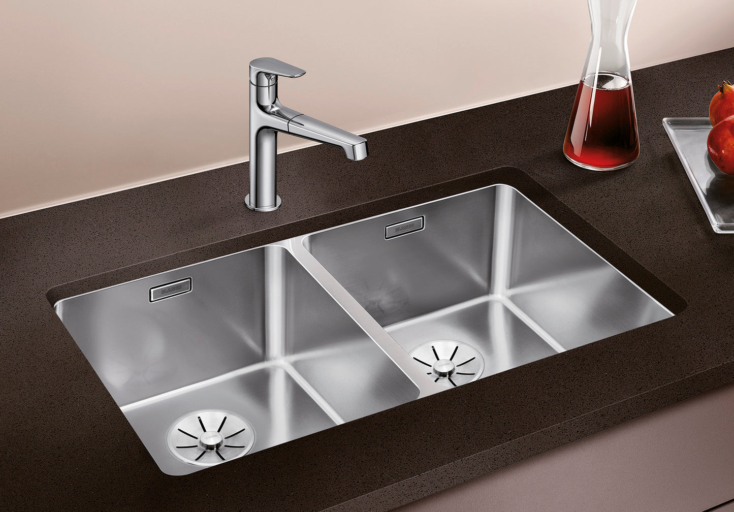 BLANCO Andano 340+340mm Stainless Steel Sink 德國製造直角方形不銹鋼星盆 | Made in Germany |