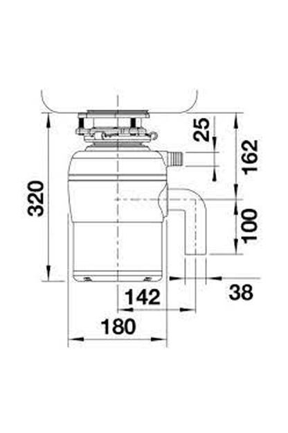 BLANCO FWD Lite in-sink erator 0.5HP power 德國Blanco 廚餘處理器 0.5匹馬力(456438)