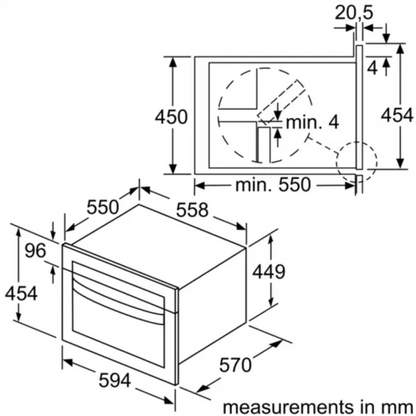 SIEMENS CM585AMS0B 45cm Built-in Combination Oven with Microwave  嵌入式微波焗爐