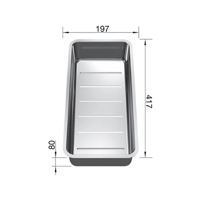 BLANCO Stainless Steel Drain Basket 德國Blanco不銹鋼濾盤 (227692)