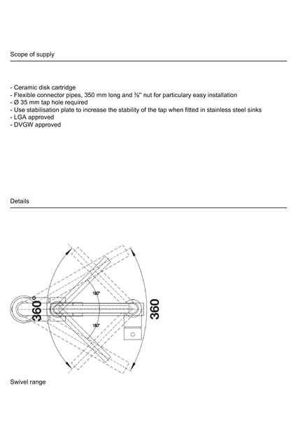 BLANCO MILA chrome kitchen mixer 德國製造MILA鍍鉻廚房龍頭 | Made in Germany |