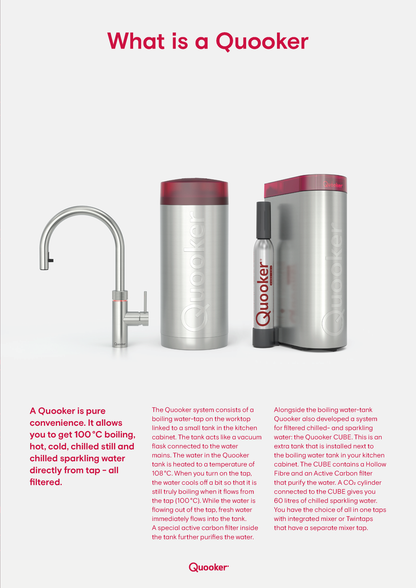 【QUOOKER】FLEX 滾水水龍頭 Instant Hot /or Warm /or Chilled /or Sparkling Water Tap | From Netherlands |