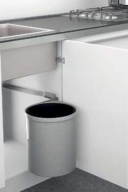 13L. SIGE 500 Four-Leaf Clover waste-bin 掛門式廚房垃圾桶 | Kitchen Trash can, Rubbish Bin | Made in Italy |