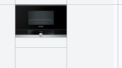 SIEMENS iQ700 BE634LGS1B 600mm Built-in microwave | Made in UK |