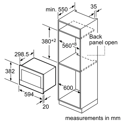 SIEMENS iQ700 BE634LGS1B 600mm 內置微波爐 |英國製造 |