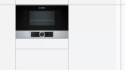 BOSCH Series 8 BEL634GS1B Built-in microwave oven with Grill 博西微波燃燒爐連烤功能|填入式 |廚房電器 |家電 |