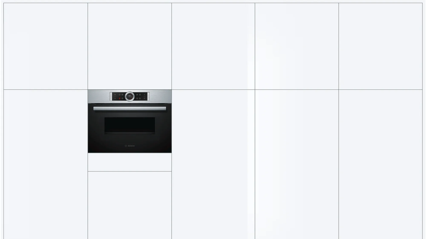 BOSCH Series 8 CMG633BS1B Combi oven with microwave 博西 緊湊型 多功能微波烤箱 微烤一體機 | 嵌入式 | 廚房電器 | 家電 |