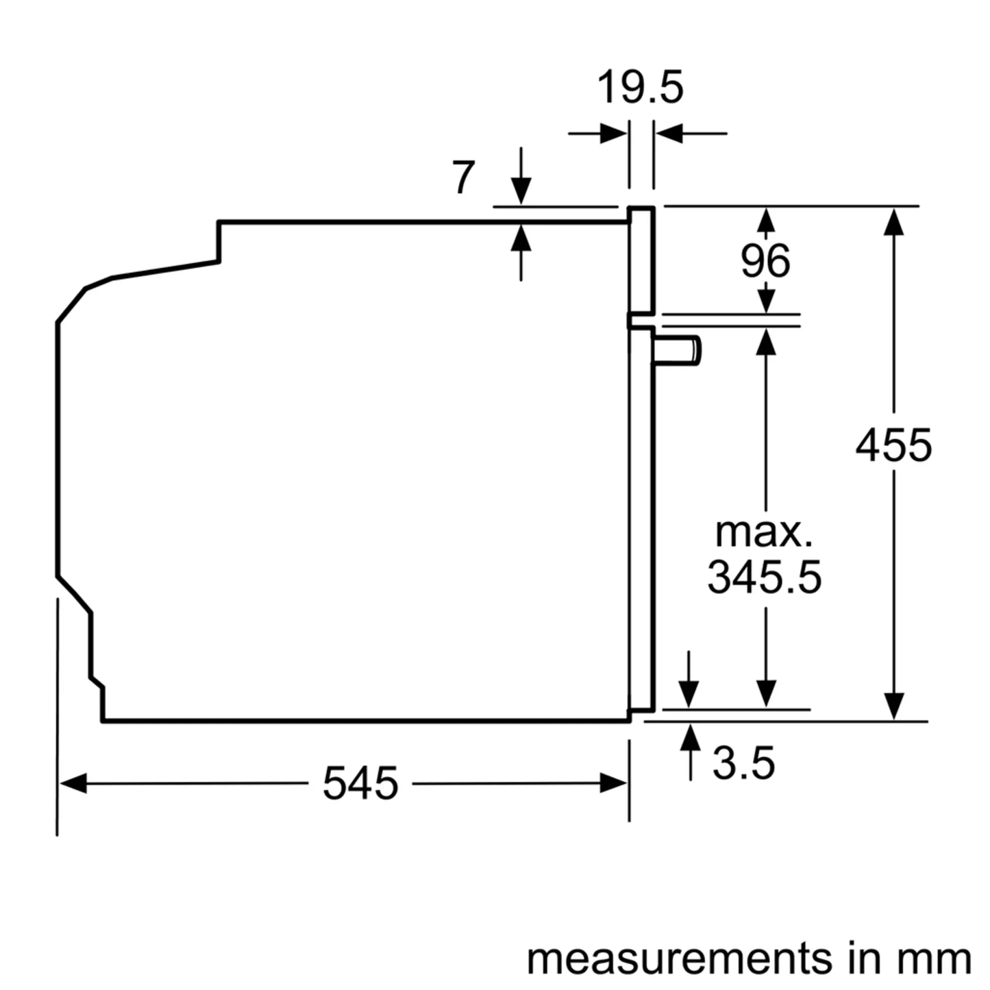 SIEMENS iQ500 CP269AGS0K 600mm 7合1緊湊型微波爐帶蒸汽功能7合1微蒸烤爐