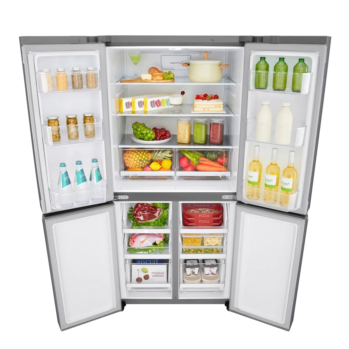 LG F522S11 side-by-side fridge 464L 對門式雪櫃