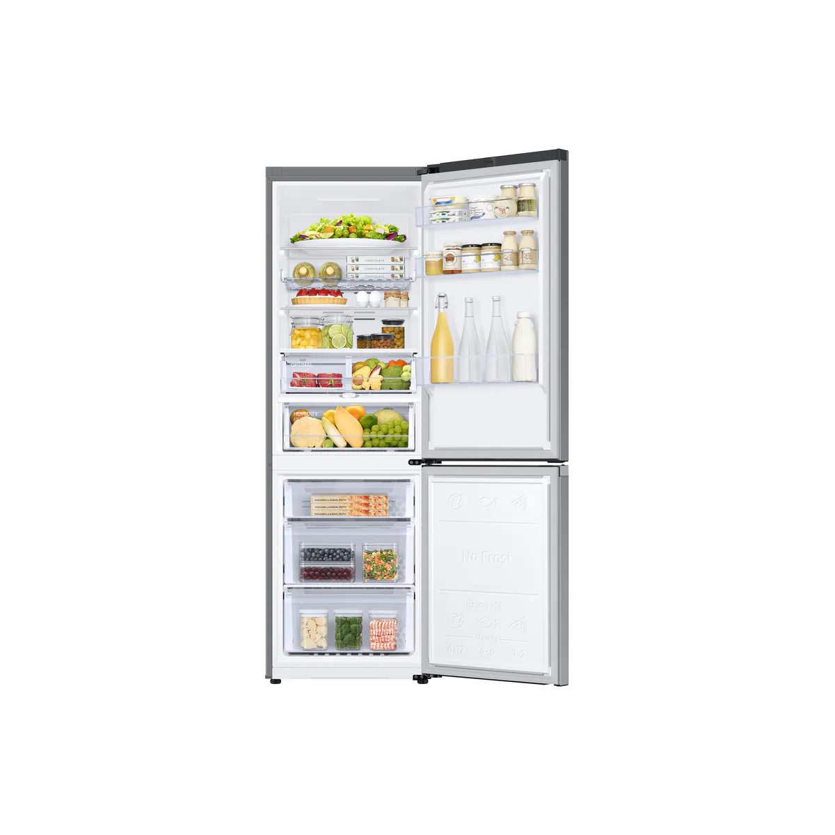 SAMSUNG RB34T675FS9 340L Freestanding 2 doors fridge, bottom freezer