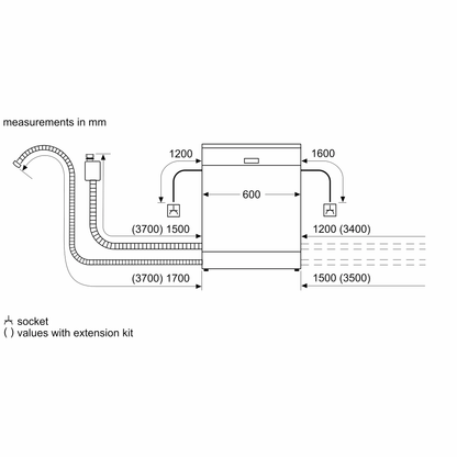 BOSCH SMD6ZCX50E 600mm Fully Integrated Dishwasher 博西 全嵌式洗碗機 | 嵌入式 | 廚房電器 | 家電 |