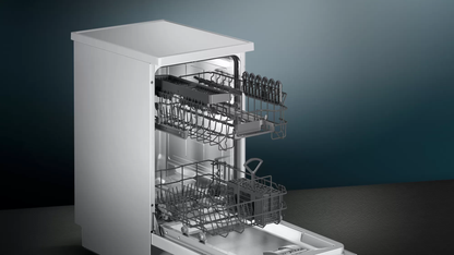 SIEMENS SR23HW48KE iQ300 450mm Freestanding Dishwasher | Made in Poland |