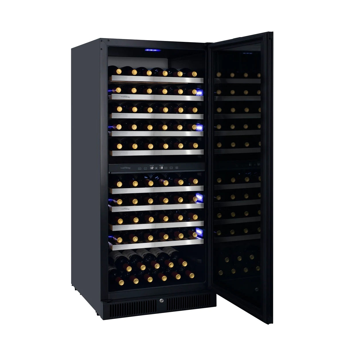 【Vinvautz】110 Bottles Dual-Zone Built-in Wine Cellar VZ110SDUG