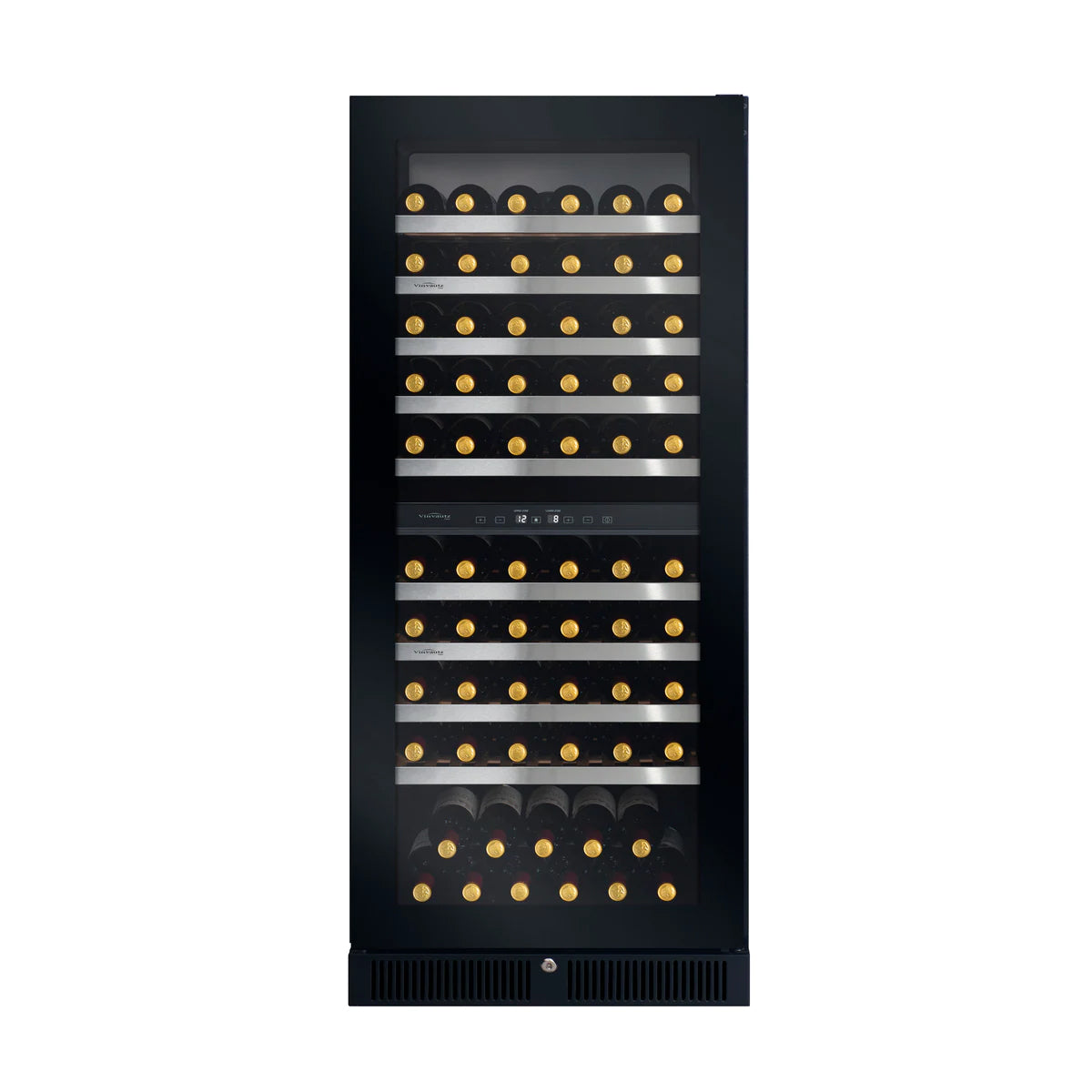 【Vinvautz】110 Bottles Dual-Zone Built-in Wine Cellar VZ110SDUG