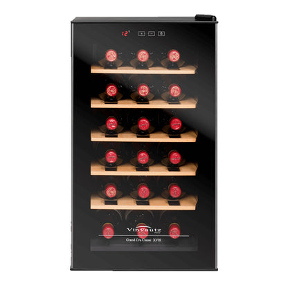 【Vinvautz】18 Bottles Freestanding Mini Wine Cellar VZ18BHK/VZ18BDHK