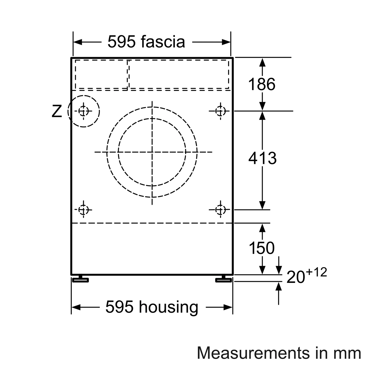 BOSCH WKD28351HK 一體式洗乾衣機博西嵌入式洗衣乾衣機|填入式 |廚房電器 |家電 |