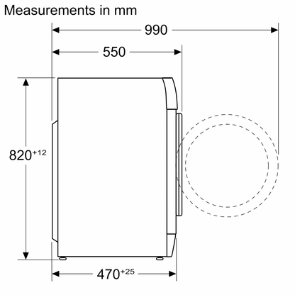 SIEMENS WS14S4B7HK Built-under Washer 1400rpm 前置式洗衣機