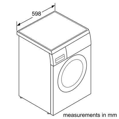 BOSCH WUU28460HK Front Loading Washing Machine (Built under available) - Series 6 博西 獨立式洗衣機 可飛頂 台底安裝 | 廚房電器 | 家電 |