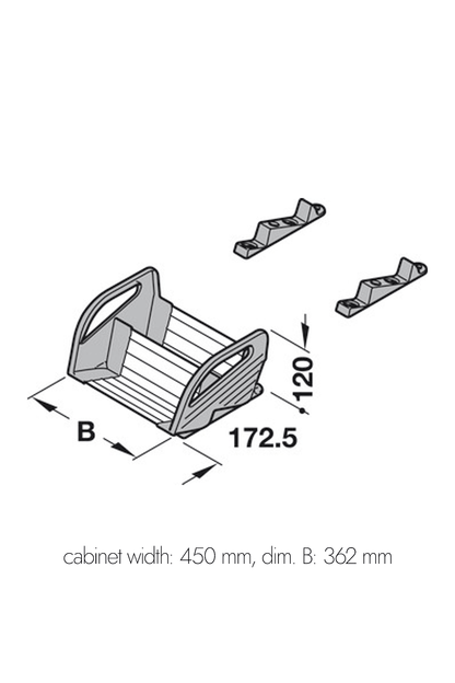 BLUM ORGA-LINE Drawer Insert - Spice Rack 調味架  | 柜桶 | 刀叉盤 | 抽屜分隔整理 | 家居收納 |