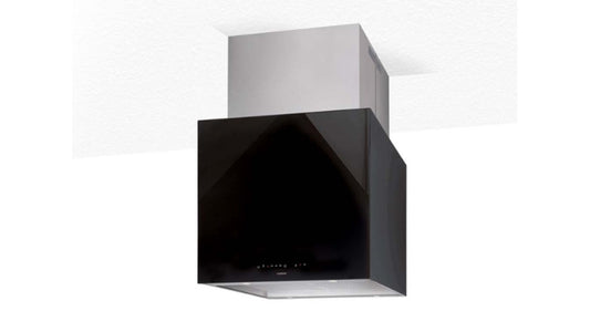 NODOR CUBE GLASS 620mm island rangehood