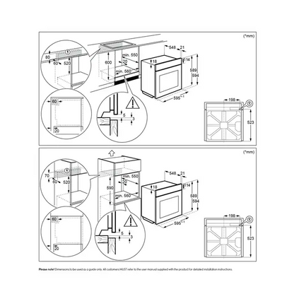 ELECTROLUX 600mm(W) SteamBake Pyrolytic Oven 意大利製造 嵌入式 高溫清洗焗爐 KODDP71XA | Made in Italy | 嵌入式 | 廚房電器 | 家電 |