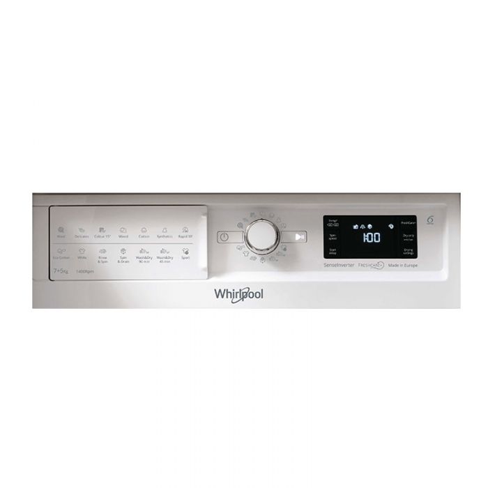 Whirlpool WFCI75430 內置洗衣機烘乾機 7kg + 5kg，1400rpm 